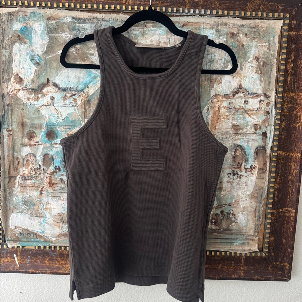 Essentials Charcoal Textured Top